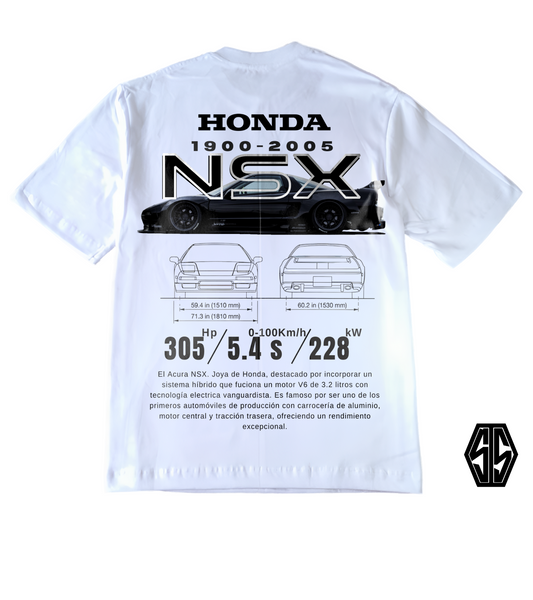 Camiseta Oversized Honda NSX Unisex